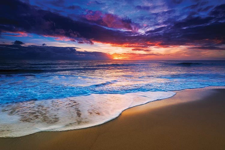 Sunset over the Channel Islands from San Buenaventura State Beach, Ventura, California, USA II