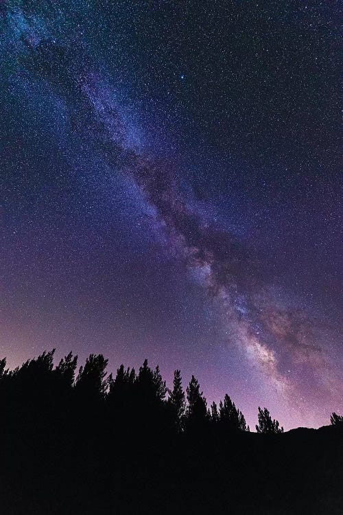 The Milky Way over Rose Valley, Los Padres National Forest, California, USA