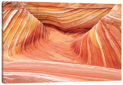 The Wave, Coyote Buttes, Paria-Vermilion Cliffs Wilderness, Arizona USA Canvas Art Print