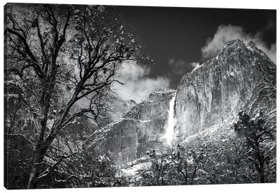 Yosemite Falls after a winter storm, Yosemite National Park, California, USA Canvas Art Print