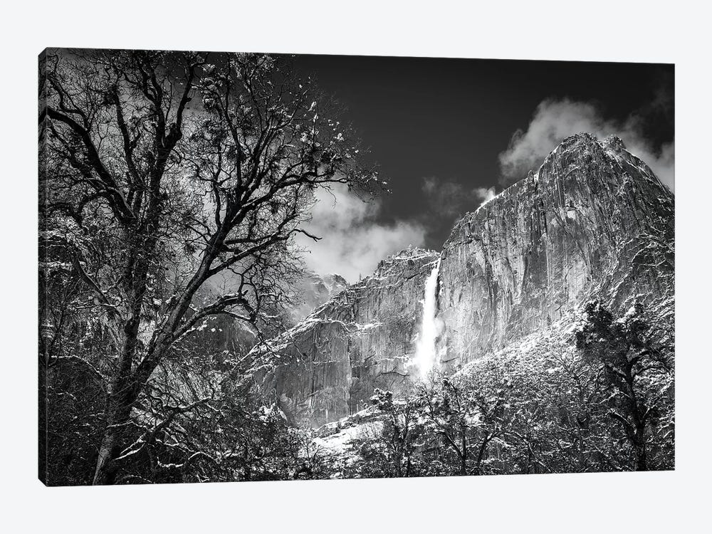 Yosemite Falls after a winter storm, Yosemite National Park, California, USA by Russ Bishop 1-piece Canvas Wall Art