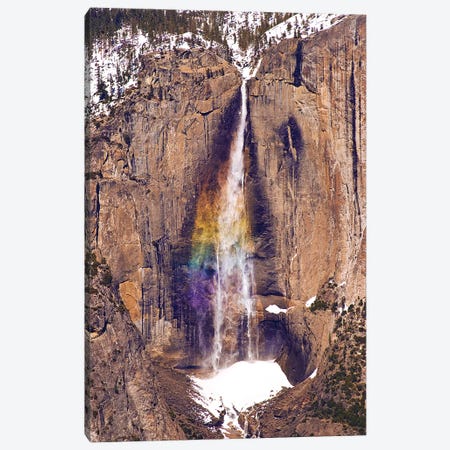 Yosemite Falls from Taft Point in winter, Yosemite National Park, California, USA Canvas Print #RBS58} by Russ Bishop Canvas Artwork