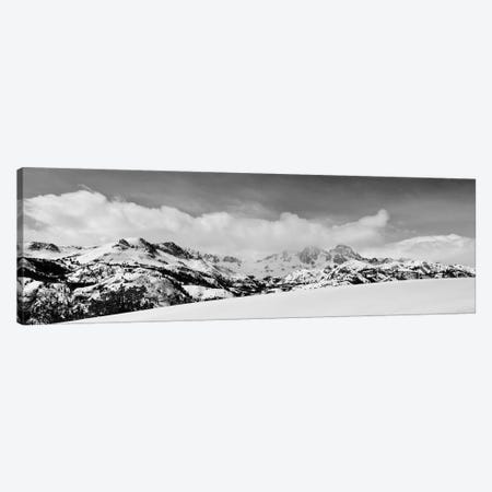 Banner and Ritter Peaks in winter, Ansel Adams Wilderness, Sierra Nevada Mountains, California Canvas Print #RBS60} by Russ Bishop Art Print