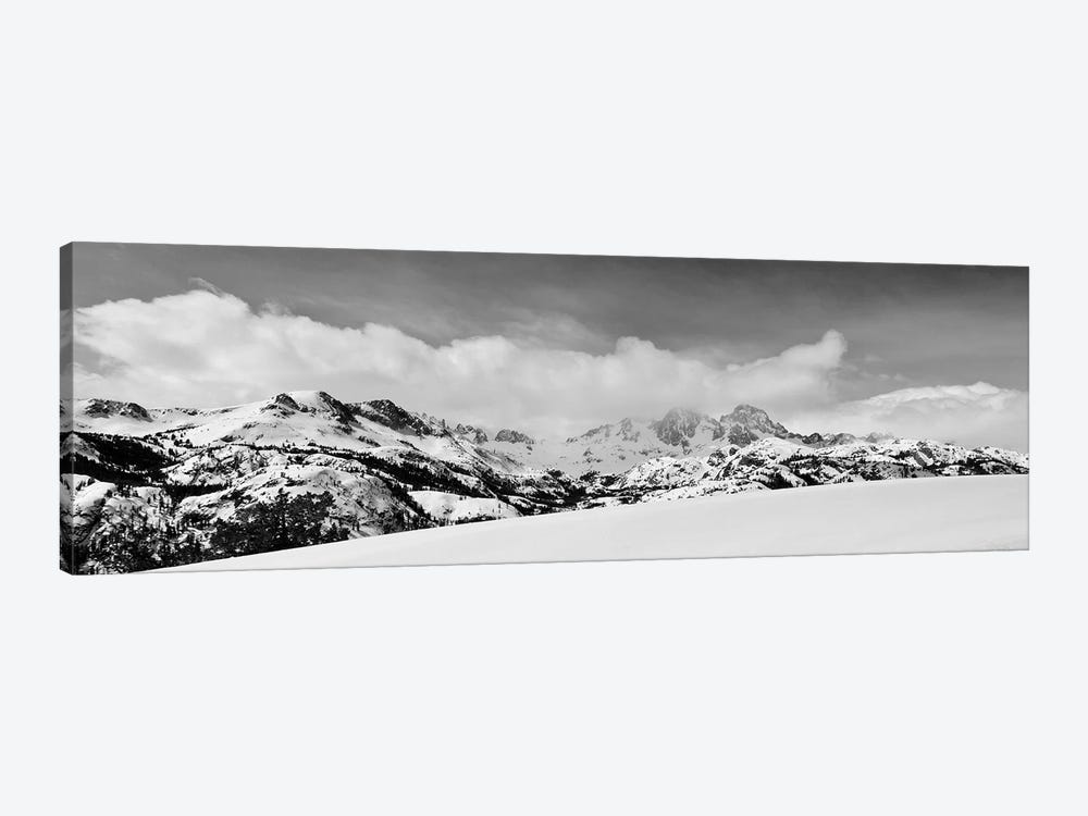 Banner and Ritter Peaks in winter, Ansel Adams Wilderness, Sierra Nevada Mountains, California by Russ Bishop 1-piece Canvas Artwork
