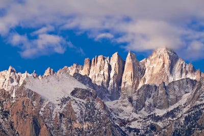 Dawn Light On Mount Whitney As Seen From The Alabama Hills II, Sequoia National Park, California, USA by Russ Bishop acrylic art print