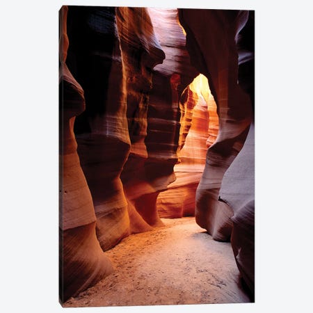 Delicate slickrock formations in upper Antelope Canyon, Navajo Indian Reservation, Arizona, USA Canvas Print #RBS69} by Russ Bishop Canvas Art Print