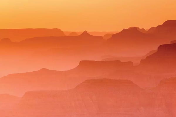 Russ Bishop: Evening Light, Grand Canyon National Park, Arizona, USA by Russ Bishop