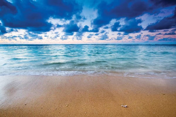 Russ Bishop: Evening Light I, Tunnels Beach, Kauai, Hawaii, USA by Russ Bishop