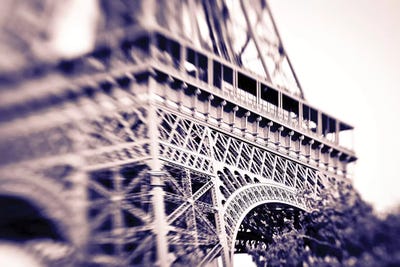 Detail of the Eiffel Tower. Paris, France by Russ Bishop acrylic art print