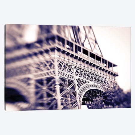 Detail of the Eiffel Tower. Paris, France Canvas Print #RBS8} by Russ Bishop Art Print