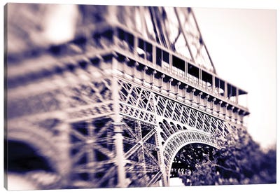 Detail of the Eiffel Tower. Paris, France Canvas Art Print - Sepia Photography