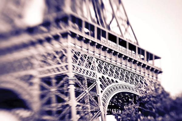 Sepia Photography: Detail of the Eiffel Tower. Paris, France by Russ Bishop