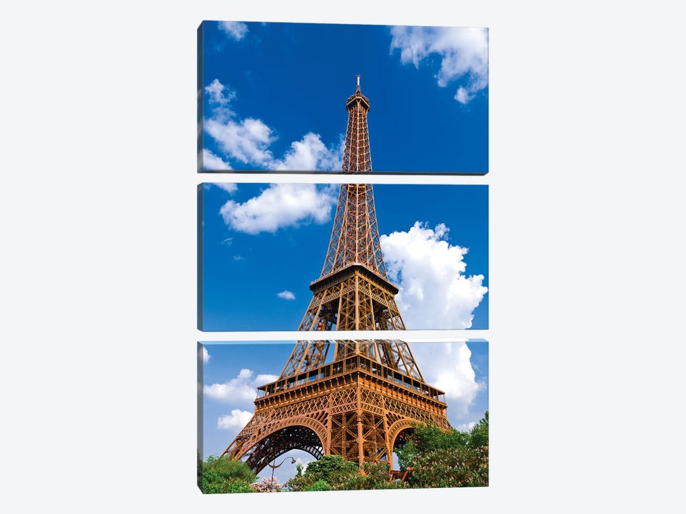Eiffel Tower. Paris, France by Russ Bishop 3-piece Canvas Artwork
