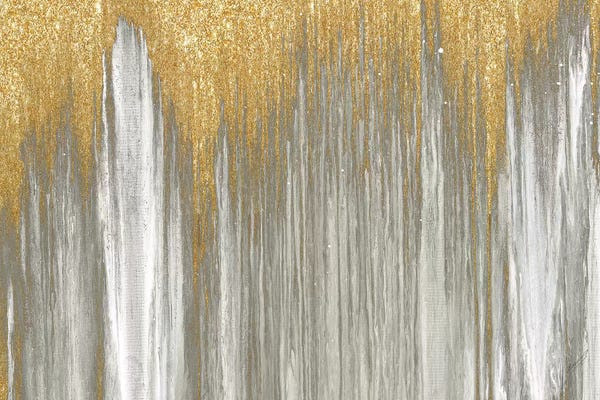 Linear Abstract: Gold Falls by Roberto Gonzalez