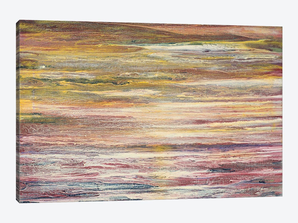 White Rapids at Sunset by Roberto Gonzalez 1-piece Canvas Print