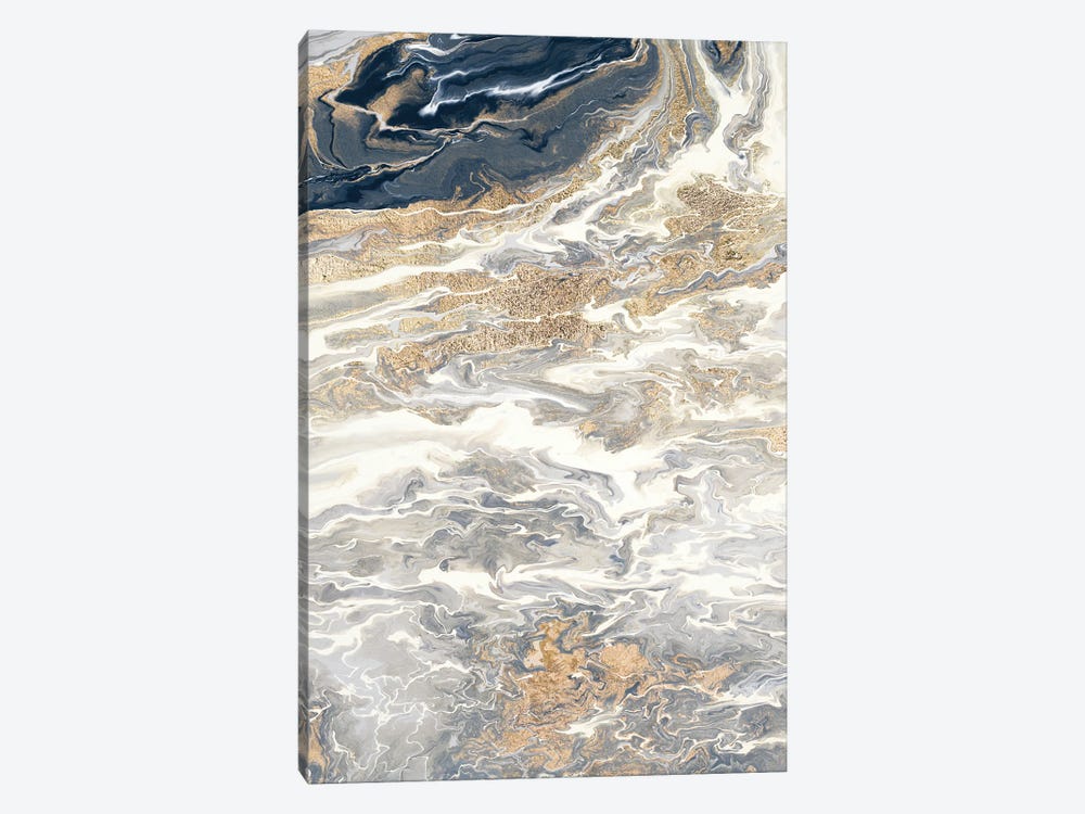 Gold And Gray Oasis by Roberto Gonzalez 1-piece Canvas Art Print