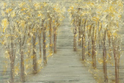 Gold Forest by Roberto Gonzalez multi panel art
