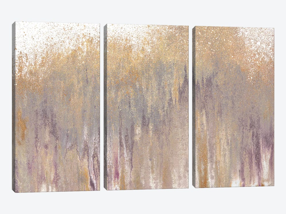 Rose Gold Expression by Roberto Gonzalez 3-piece Canvas Wall Art