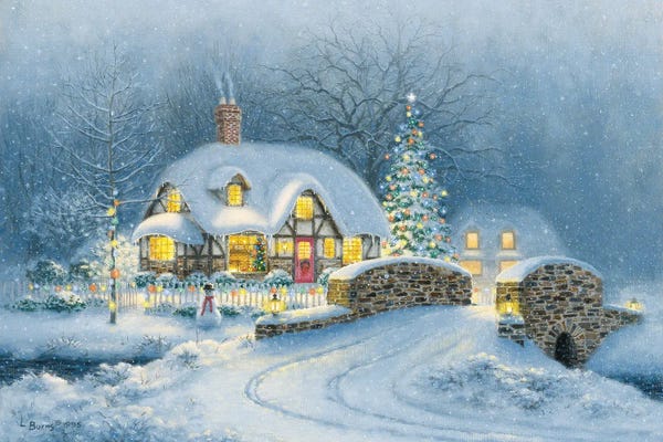 Scenes Of The Season: Christmas At Kirby Cottage by Richard Burns
