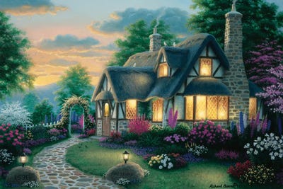 Austin Cottage by Richard Burns art print
