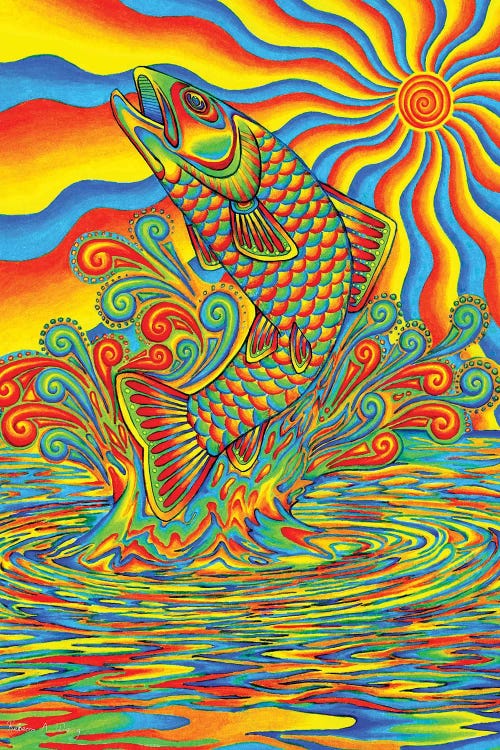 Psychedelic Rainbow Trout