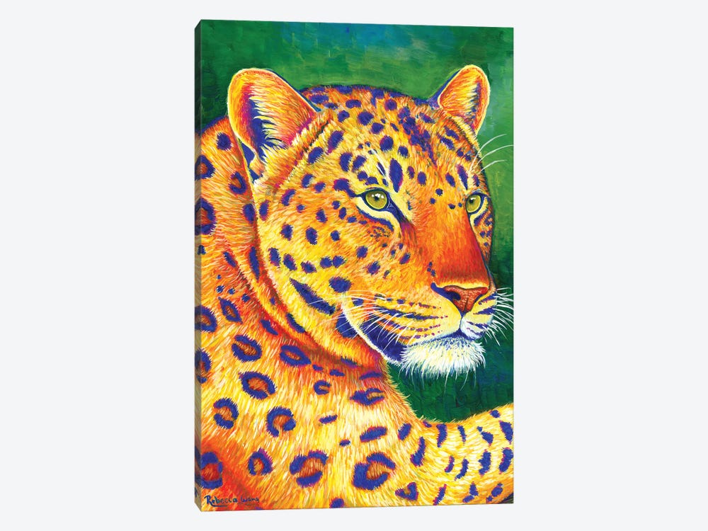 Queen of the Jungle - Leopard by Rebecca Wang 1-piece Canvas Print