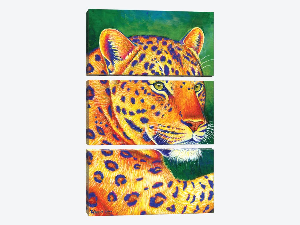 Queen of the Jungle - Leopard by Rebecca Wang 3-piece Art Print