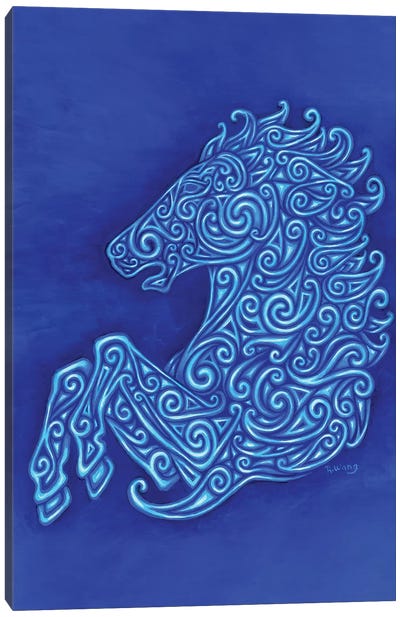 Celtic Horse Canvas Art Print - Rebecca Wang
