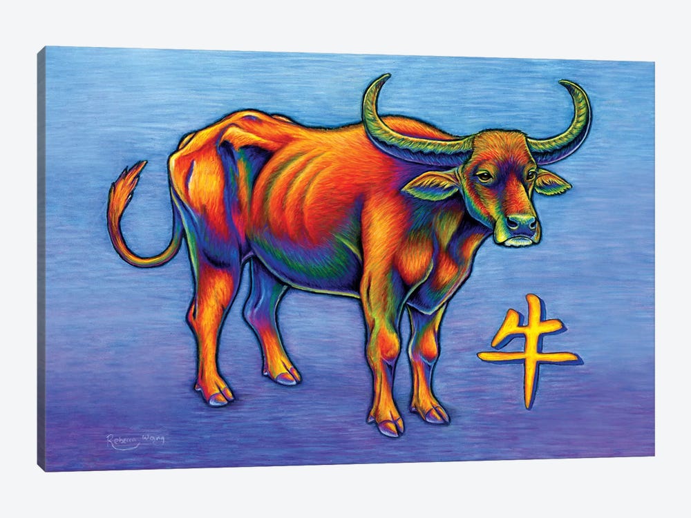 Year of the Ox by Rebecca Wang 1-piece Canvas Art Print