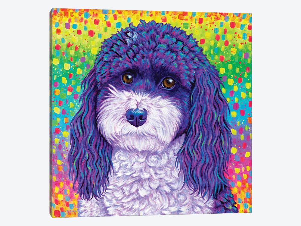 Party Poodle by Rebecca Wang 1-piece Canvas Art