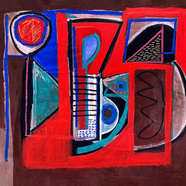 Blue & Red: Hot Rize IX by R A Langley