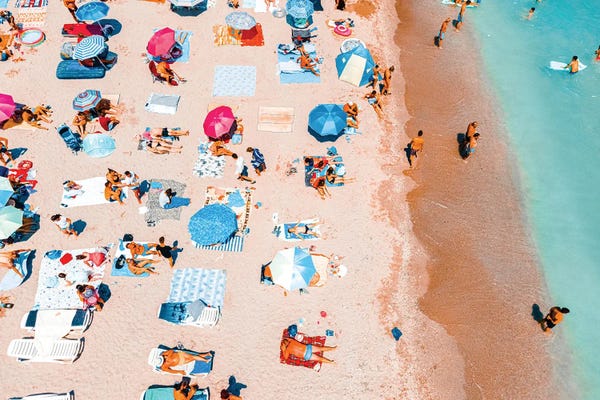 Radu Bercan: Colorful Umbrellas IV by Radu Bercan