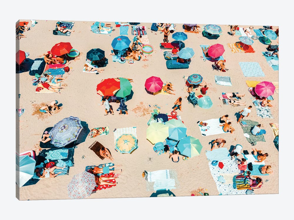 Colorful Umbrellas V by Radu Bercan 1-piece Canvas Print