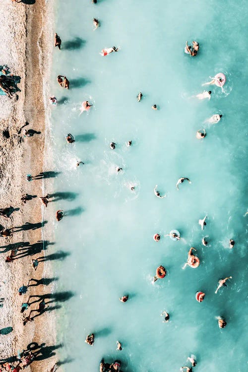 Crowd of People on Lagos Beach