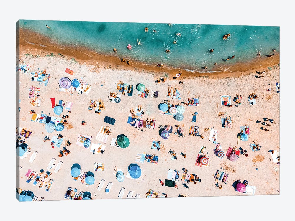 Curved Beach II by Radu Bercan 1-piece Canvas Wall Art