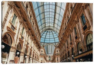 Galleria Vittorio Emanuele Milan Canvas Art Print - Milan Art