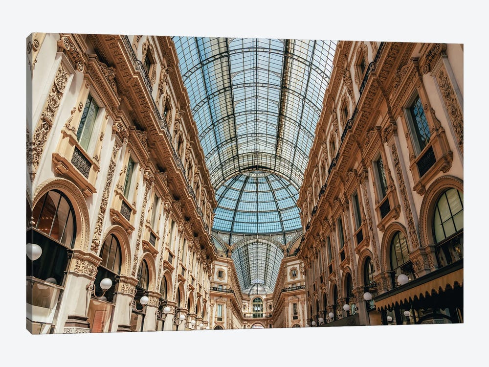 Galleria Vittorio Emanuele Milan by Radu Bercan 1-piece Canvas Art Print