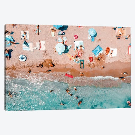 People Swimming in the Ocean II Canvas Print #RBZ150} by Radu Bercan Canvas Art