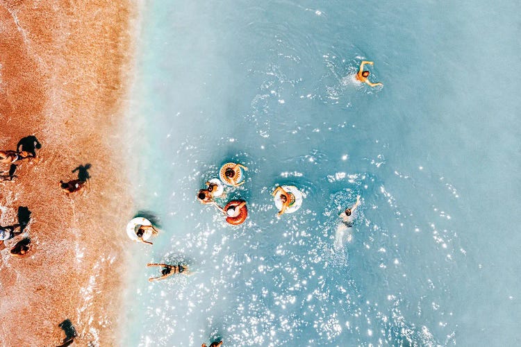 People Swimming in the Ocean V