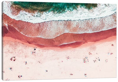 Pink Beach Canvas Art Print - Radu Bercan