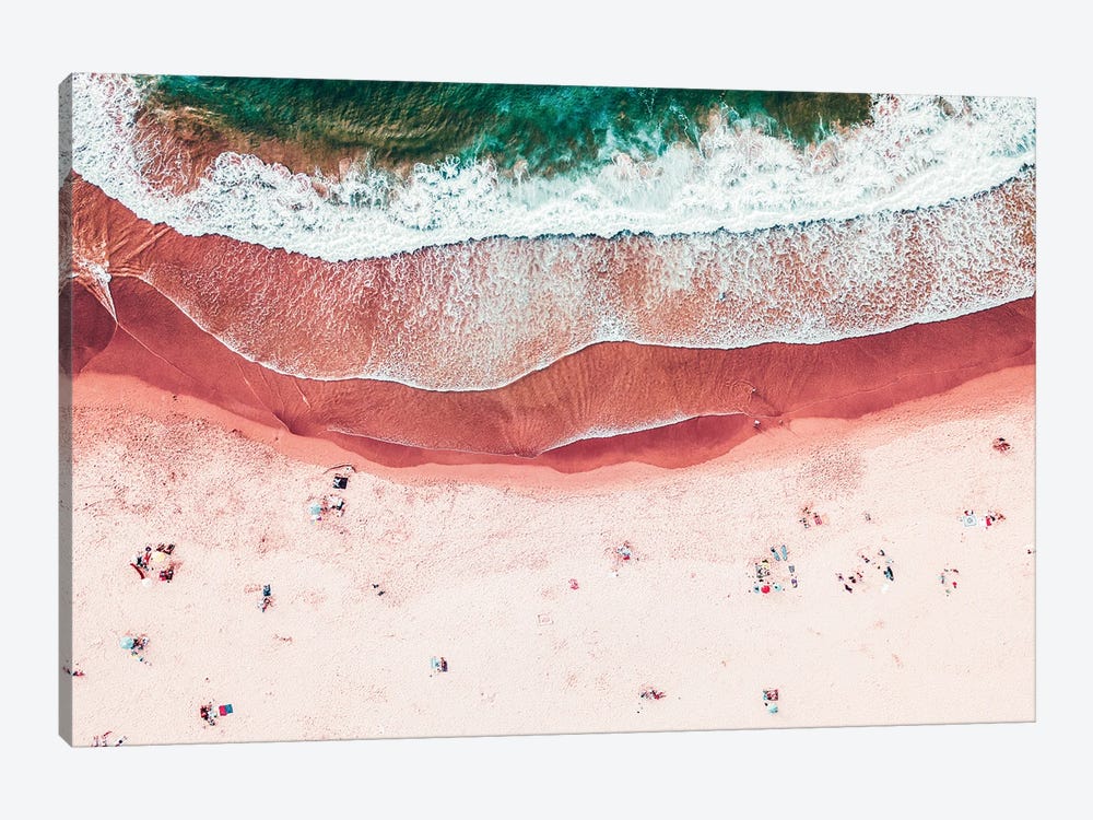 Pink Beach by Radu Bercan 1-piece Canvas Print