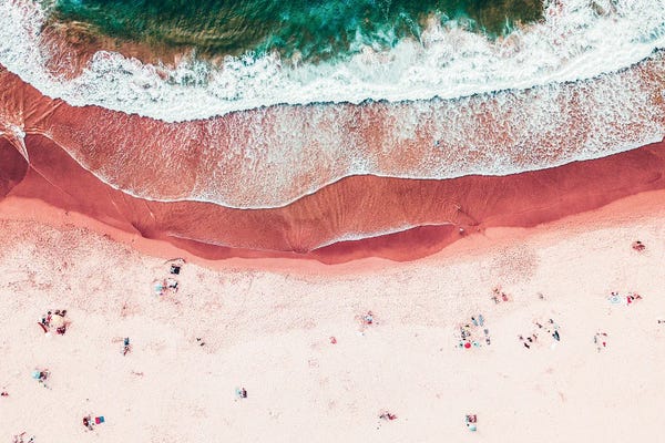 Radu Bercan: Pink Beach by Radu Bercan