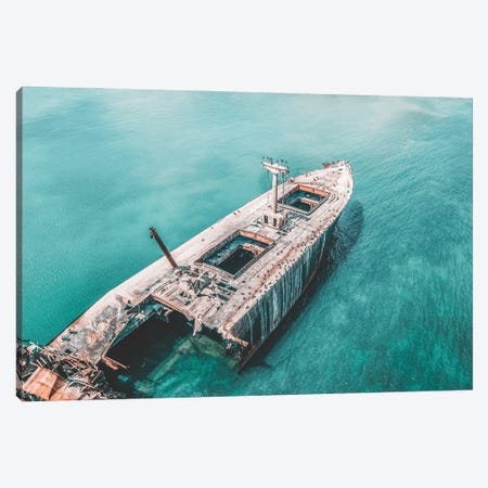 Shipwreck III Canvas Print #RBZ168} by Radu Bercan Canvas Print