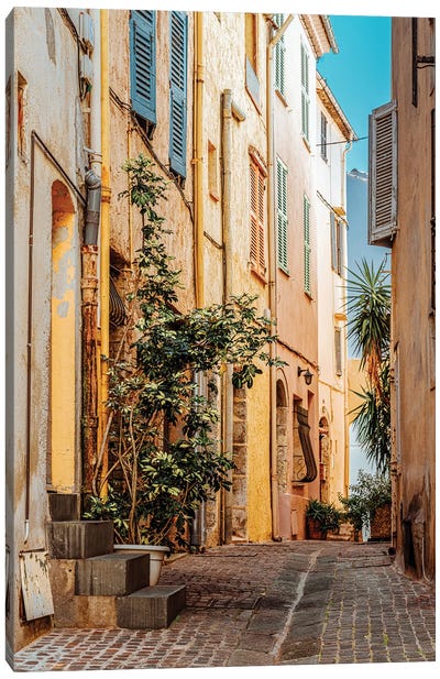 Street in Cannes Canvas Art Print