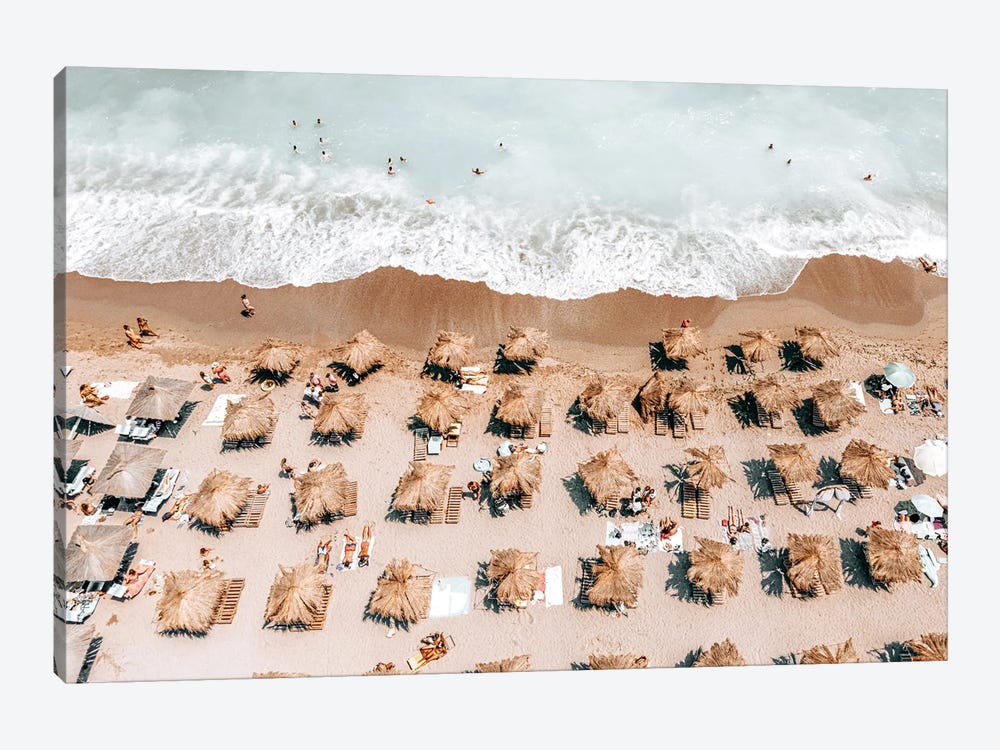 Teal Sea Portugal by Radu Bercan 1-piece Canvas Artwork