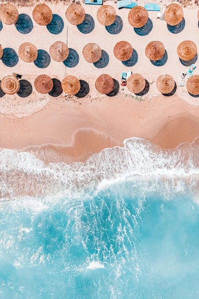 Umbrellas on Beach III