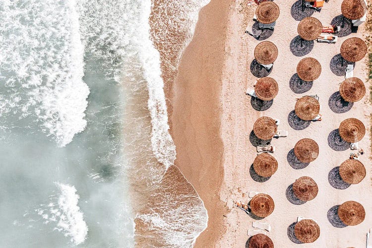 Umbrellas on Beach IV