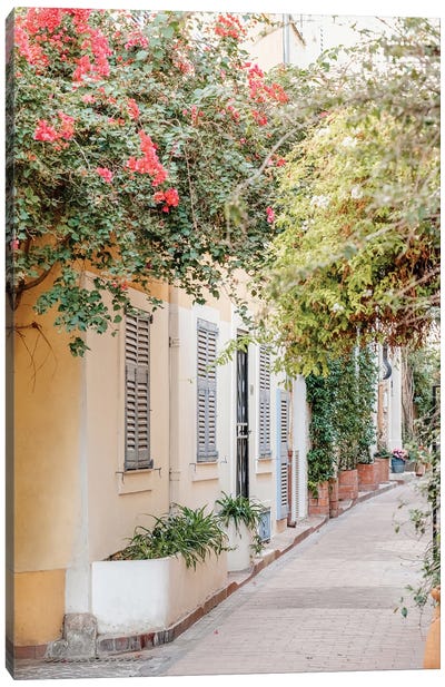 Antibes City Streets, France, French Riviera, Cote D'Azur Canvas Art Print