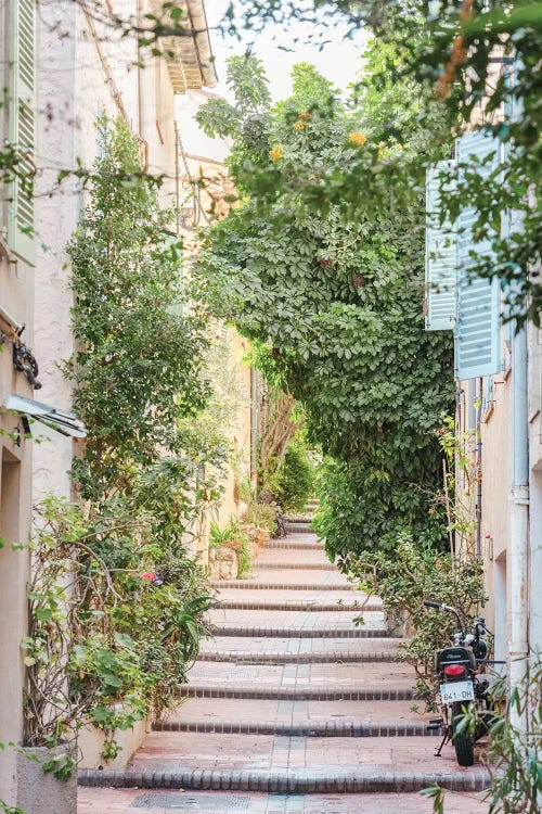 Antibes City Street, France, French Riviera, Cote D'Azur