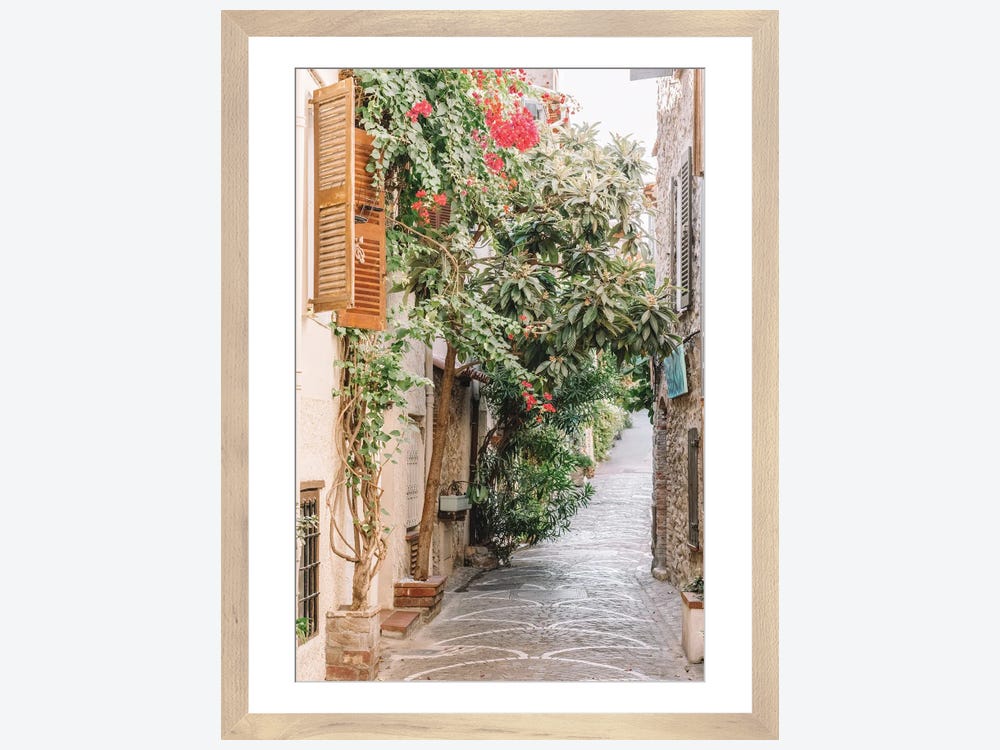 Charming Antibes City Streets in Autumn, France, French Riviera, Cote D'azur - Canvas Print Wall Art by Radu Bercan ( Seasons > Autumn art) - 12x8 in
